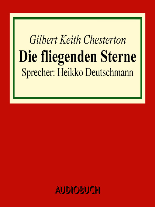Title details for Die fliegenden Sterne by Gilbert Keith Chesterton - Available